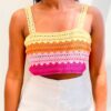 12 Crochet Rainbow Top Free Patterns