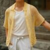 13 Crochet Men Shirt Free Patterns