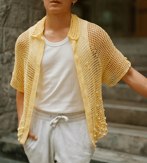 Crochet Boys Shirt