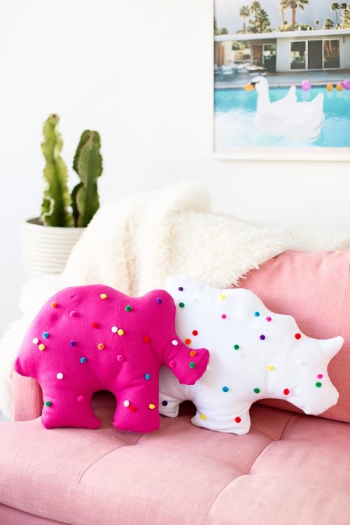 Circus Animal Cookie Pillow