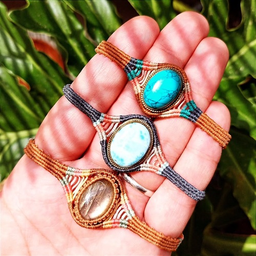 Macrame Gemstone Bracelet Patterns