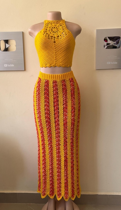 crochet winter skirt 2