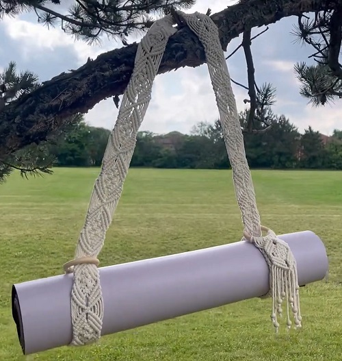 Macrame Yoga Mat Strap Free Patterns 2
