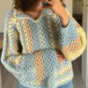 8 Crochet Hexagon Pullover Free Patterns