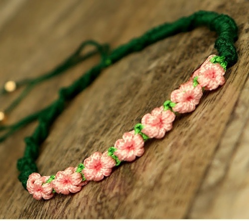best Macrame Flower Bracelet Free Patterns