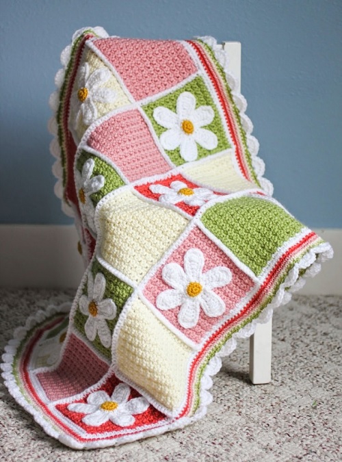 Crochet Daisy Afghan