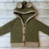 10 Crochet Animal Hooded Baby Cardigan Free Patterns