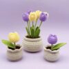 10 Crochet Flower Pot Free Patterns