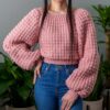 11 Crochet Balloon Sleeve Sweater Free Patterns