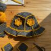 12 Crochet Granny Square Ruffle Hat Free Patterns