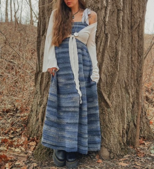 midnight moon maxi dress