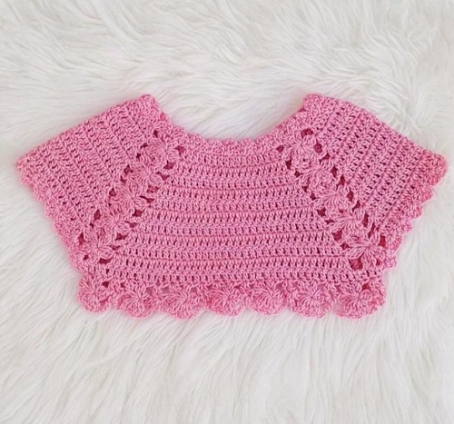 crochet baby girl bolero