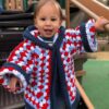5 Crochet Baby Hexagon Cardigan Free Patterns