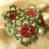 6 Crochet Christmas Bracelet Free Patterns