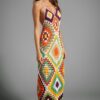 7 Crochet Granny Square Maxi Dress Free Patterns