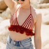 9 Crochet Ruffled Bralette Free Patterns