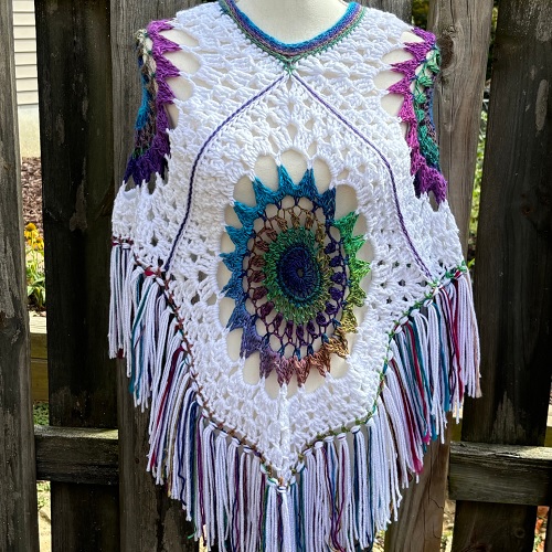 Celestial Poncho Free Crochet Patterns