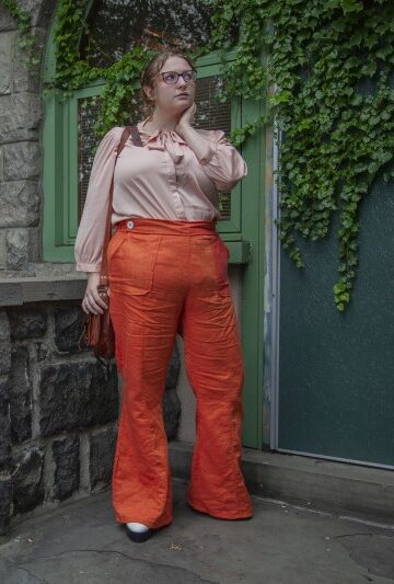 8 Winter Bell Bottom Pants Free Sewing Patterns
